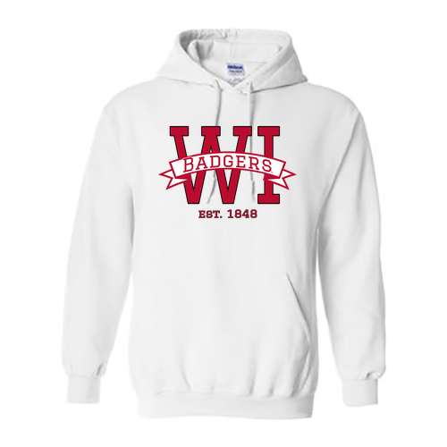 Gildan Heavy Blend Hooded Sweatshirt -- White