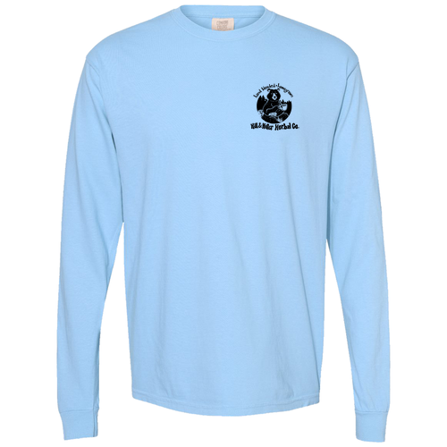 Comfort Colors Ringspun Long Sleeve Tee -- Hydrangea