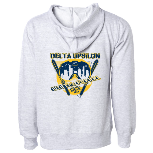 Independent Trading Midweight Hooded Sweatshirt -- Grey Heather