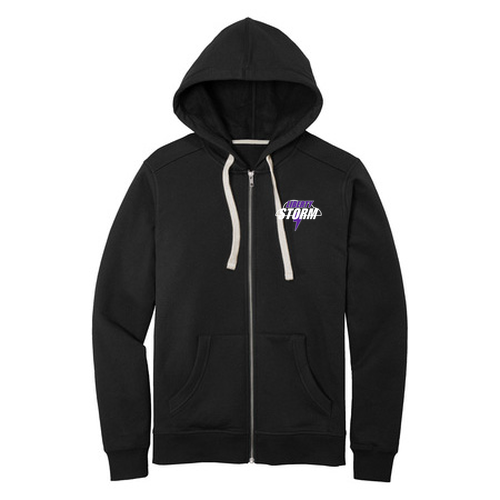 District Re-Fleece Full-Zip Hoodie -- Charcoal Heather