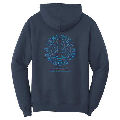 Port and Company Core Fleece Pullover Hooded Sweatshirt Navy