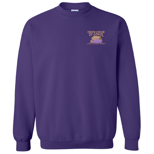 Gildan Heavy Blend Crew Neck Sweatshirt -- Purple