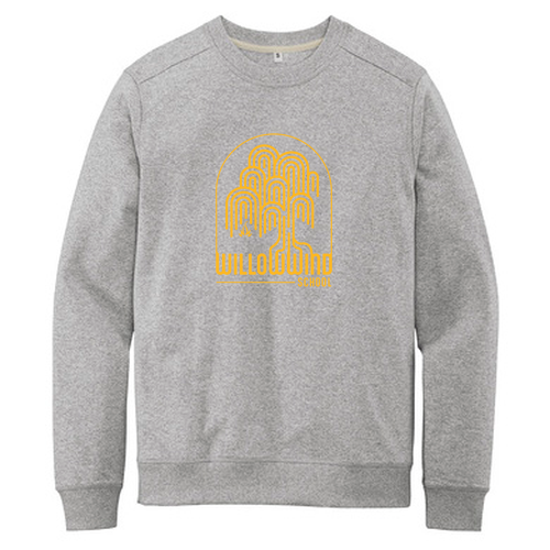 District Re-Fleece Crew -- Light Heather Grey
