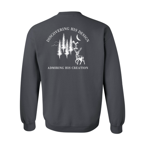 Crew Neck Sweatshirt  Charcoal