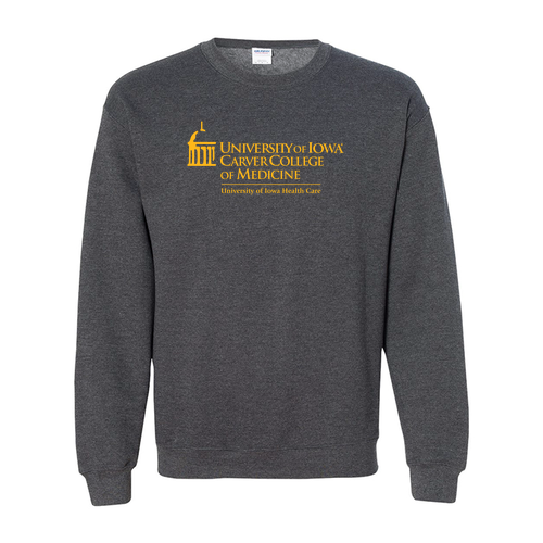 Gildan Heavy Blend Crew Neck Sweatshirt -- Dark Heather