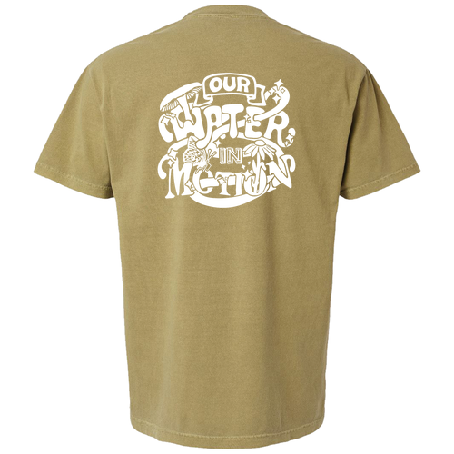 Our Water in Motion -- American Apparel Garment Dyed T-Shirt