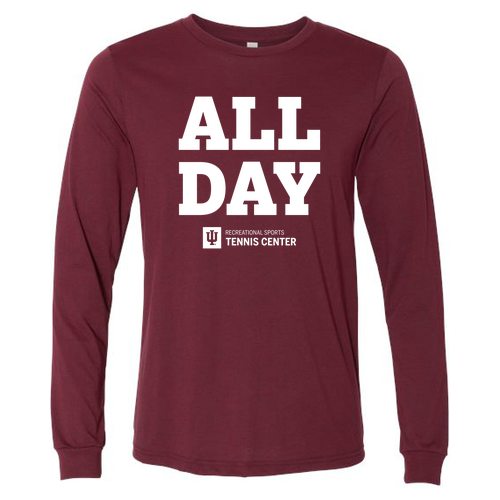 Bella+Canvas Unisex Heather Cvc Long Sleeve Tee- Heathers -- Heather Cardinal
