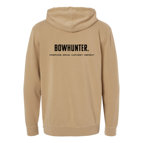 Independent Trading Co. Midweight Pigment-Dyed Hooded Sweatshirt -- Pigment Sandstone