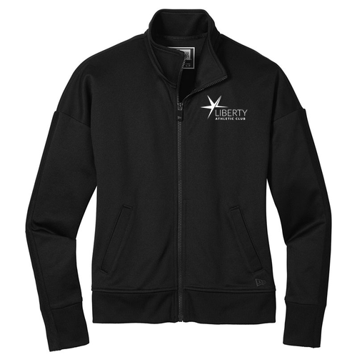New Era Ladies Track Jacket -- Black/ Black