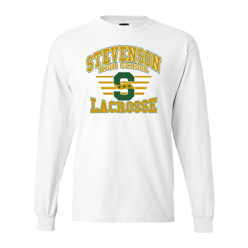 Hanes Beefy T Longsleeve T-Shirt -- White