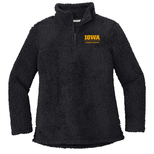 Port Authority Ladies Cozy 1/4-Zip Fleece -- Charcoal