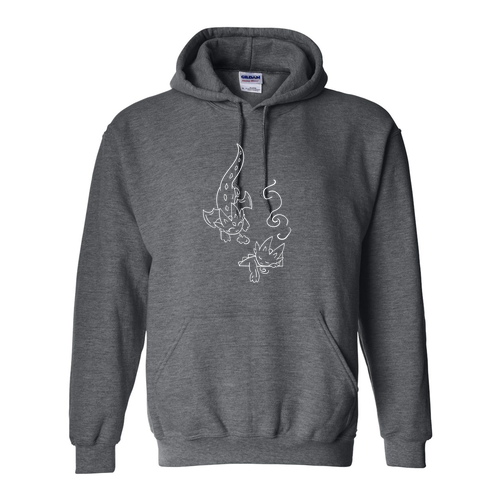 Gildan Heavy Blend Hooded Sweatshirt -- Dark Heather