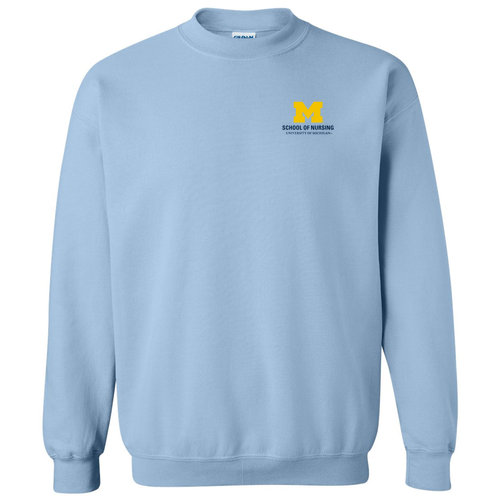 Gildan Heavy Blend Crew Neck Sweatshirt -- Light Blue