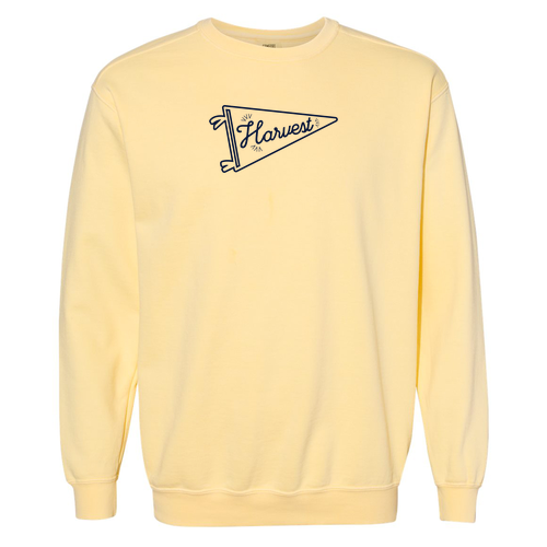 Comfort Colors Lightweight Adult Ringspun Crewneck Sweatshirt -- Butter
