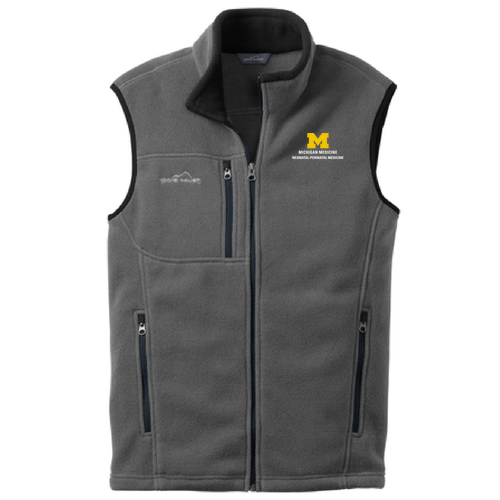 Men/Unisex Eddie Bauer Fleece Vest -- Grey Steel
