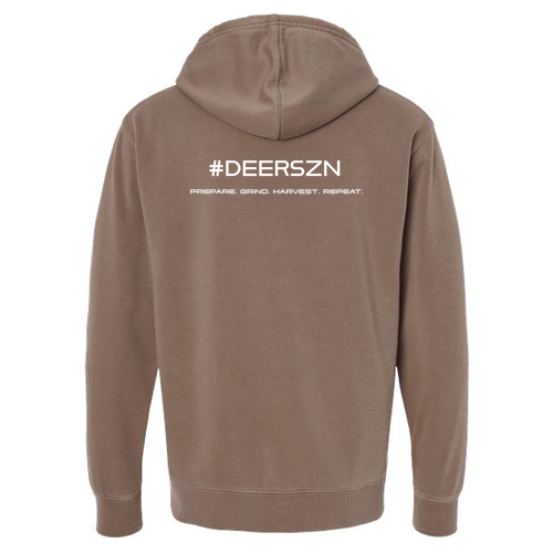 Independent Trading Co. Midweight Pigment-Dyed Hooded Sweatshirt -- Pigment Clay