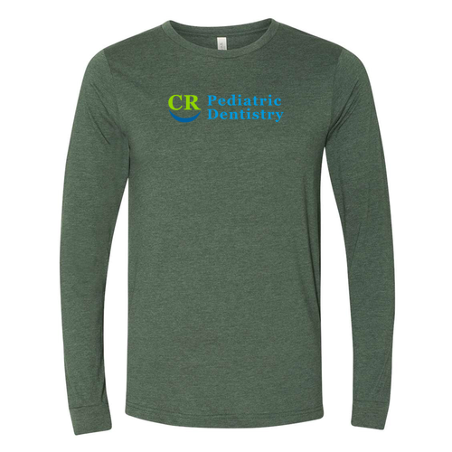 Bella+Canvas Unisex Heather Cvc Long Sleeve Tee- Heathers -- Heather Forest