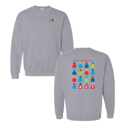 Gildan Heavy Blend Crew Neck Sweatshirt -- Sport Grey